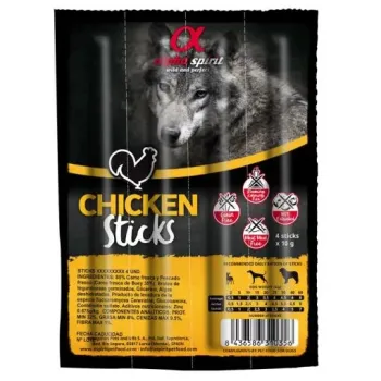 alpha spirit Dog Stick Huhn 4er Pack